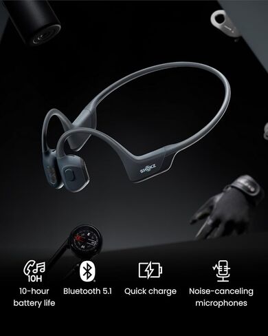 SHOKZ OpenRun Pro Mini - Premium Bone Conduction Open-Ear Bluetooth Sport Headphones (Renewed) in Kuwait