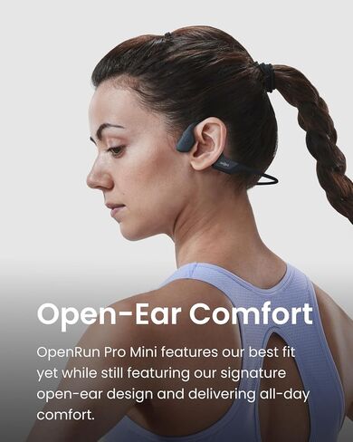 SHOKZ OpenRun Pro Mini - Premium Bone Conduction Open-Ear Bluetooth Sport Headphones (Renewed) in Kuwait