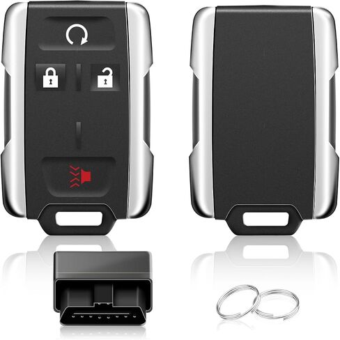 2PCS Remote Key Fob for 14-18 GMC Sierra Chevrolet Silverado in Kuwait