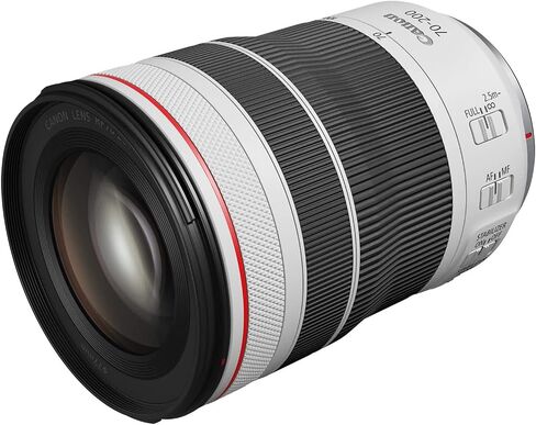 Canon RF 70-200mm F4 L عبارة عن عدسة USM لكاميرات RF ذات الإطار الكامل بدون مرآة، حزمة تكبير تليفوتوغرافي 4318C002 مع حقيبة ظهر للتصوير الفوتوغرافي ديكو جير + مجموعة مرشح + بطاقة 64 جيجابايت + ملحقات صور فيديو in Kuwait