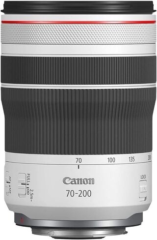 Canon RF 70-200mm F4 L عبارة عن عدسة USM لكاميرات RF ذات الإطار الكامل بدون مرآة، حزمة تكبير تليفوتوغرافي 4318C002 مع حقيبة ظهر للتصوير الفوتوغرافي ديكو جير + مجموعة مرشح + بطاقة 64 جيجابايت + ملحقات صور فيديو in Kuwait