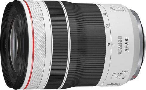 Canon RF 70-200mm F4 L عبارة عن عدسة USM لكاميرات RF ذات الإطار الكامل بدون مرآة، حزمة تكبير تليفوتوغرافي 4318C002 مع حقيبة ظهر للتصوير الفوتوغرافي ديكو جير + مجموعة مرشح + بطاقة 64 جيجابايت + ملحقات صور فيديو in Kuwait