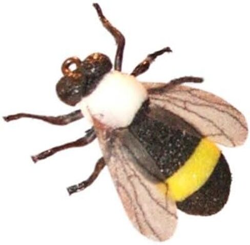 حزمة من 5 قطع من SynthFly Wasp & Bee (سترة صفراء، نحل العسل، نحل العسل البرتقالي، النحل الطنان والنحل البرتقالي الطنان) - ذباب صيد صناعي (مقاس 12) in Kuwait