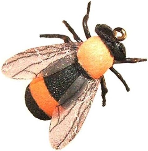 حزمة من 5 قطع من SynthFly Wasp & Bee (سترة صفراء، نحل العسل، نحل العسل البرتقالي، النحل الطنان والنحل البرتقالي الطنان) - ذباب صيد صناعي (مقاس 12) in Kuwait