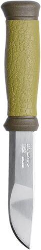 Morakniv Mora 2000 Stainless Steel Fixed-Blade Knife With Sheath, Olive Green, 4.3 Inch in Saudi Arabia