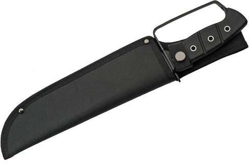 SZCO Full Tang Bowie Knife 15 Inch - Black Camping Knife with D-Guard Handle, Stainless Steel Blade & Sheath - Pocket Knife for Hunting, Camping & Outdoor Uses - Knives for Men in Saudi Arabia