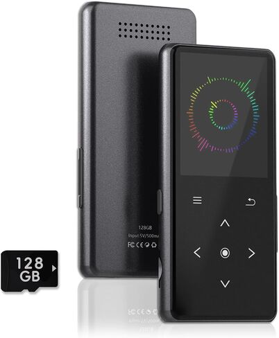 128GB MP3 Player with Bluetooth, Portable Music Player with Built-in Speaker in Saudi Arabia