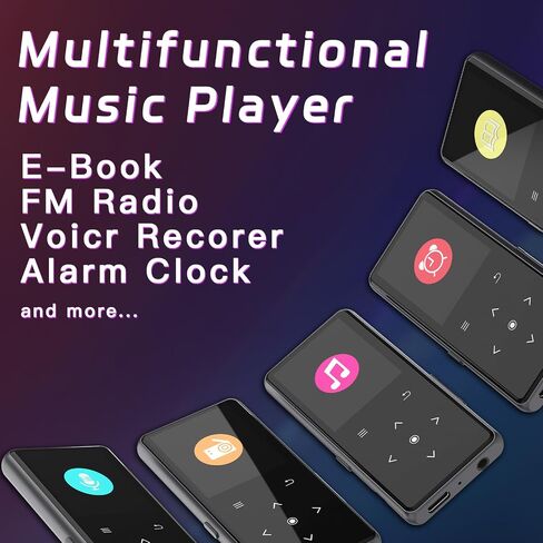 128GB MP3 Player with Bluetooth, Portable Music Player with Built-in Speaker in Saudi Arabia