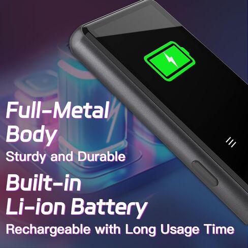 128GB MP3 Player with Bluetooth, Portable Music Player with Built-in Speaker in Saudi Arabia