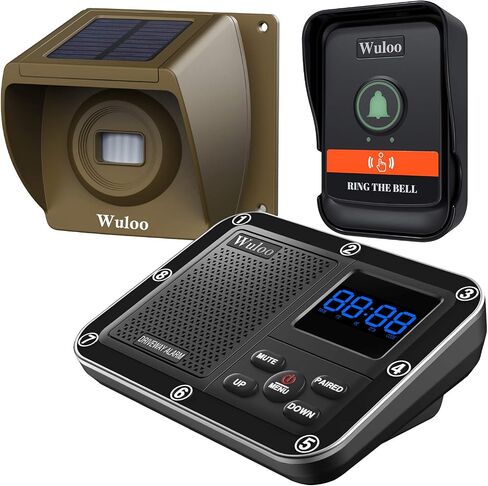 Expandable for Wuloo Solar Wireless Driveway Alarm System (Only Sensor, CAN NOT Work Without Receiver) in Kuwait