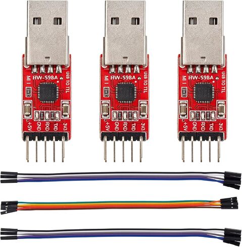 3pcs USB to TTL Serial Adapter Module Starter for Arduino ESP8266 STM32 in Saudi Arabia