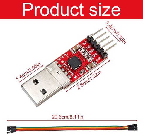 3pcs USB to TTL Serial Adapter Module Starter for Arduino ESP8266 STM32 in Saudi Arabia