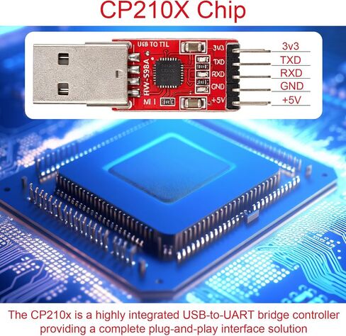 3pcs USB to TTL Serial Adapter Module Starter for Arduino ESP8266 STM32 in Saudi Arabia