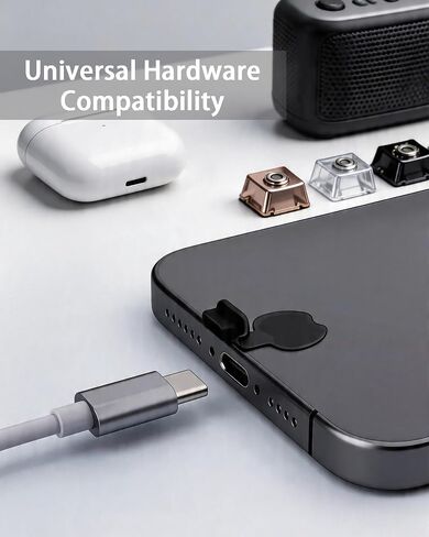 قابس غبار من النوع C، غطاء منفذ USB C من السيليكون مكون من 20 قطعة وحاميات للقابس in Kuwait