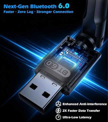 محول USB بلوتوث 6.0 طويل المدى للكمبيوتر المكتبي والكمبيوتر المحمول التوصيل والتشغيل in Kuwait
