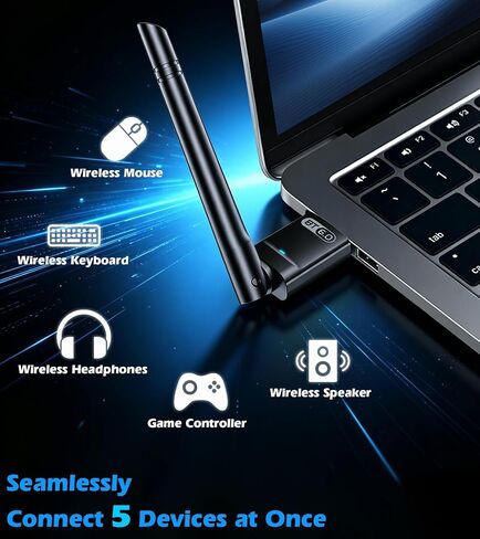 محول USB بلوتوث 6.0 طويل المدى للكمبيوتر المكتبي والكمبيوتر المحمول التوصيل والتشغيل in Kuwait