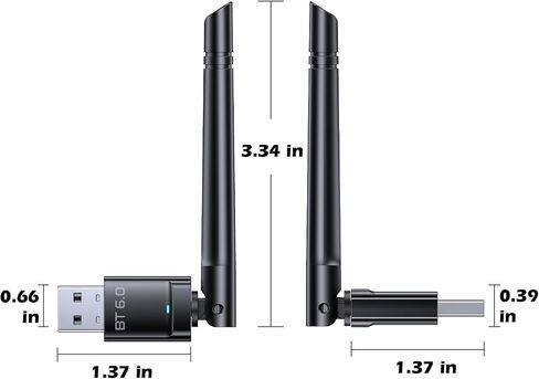 محول USB بلوتوث 6.0 طويل المدى للكمبيوتر المكتبي والكمبيوتر المحمول التوصيل والتشغيل in Kuwait