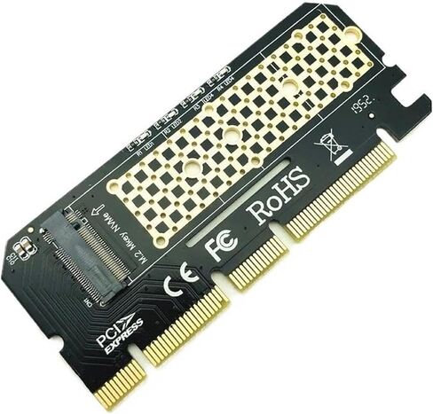 بطاقة محول PCIe x16 M.2 NVMe مع مؤشر LED in Kuwait