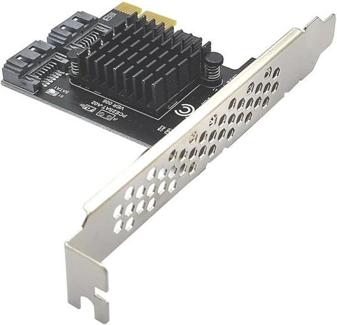 بطاقة محول توسيع PCIe ASM1061 بمنفذين SATA3 بسرعة 6 جيجابت في الثانية in Kuwait