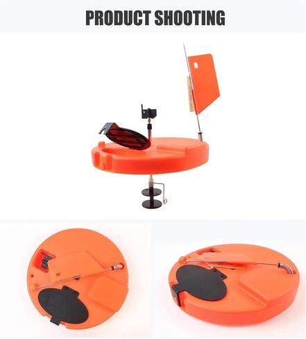 Ice Fishing Tip Up Automatic Ice Fishing Tip-Up with Signal Flag, Freeze-Proof Thermal for Beginners in Kuwait