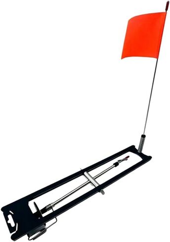 1pcs Ice Fishing Tip up Strike Indicators for Ice Fishing Plier with Orange Flagpole for Freshwater Carp & Ice Fishing Gear Supply in Kuwait