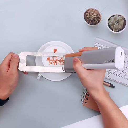 EVEBOT Printpen mini Handheld protable Coffee Print Portable Inkjet Printer Handheld Food safty Grade Food Printer in Bread Cake Machine(Official Package) in Kuwait