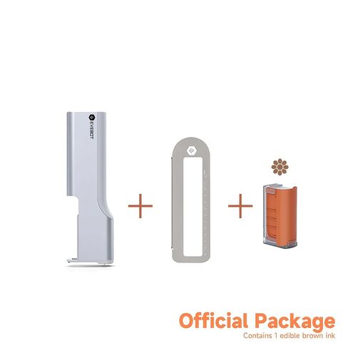 EVEBOT Printpen mini Handheld protable Coffee Print Portable Inkjet Printer Handheld Food safty Grade Food Printer in Bread Cake Machine(Official Package) in Kuwait
