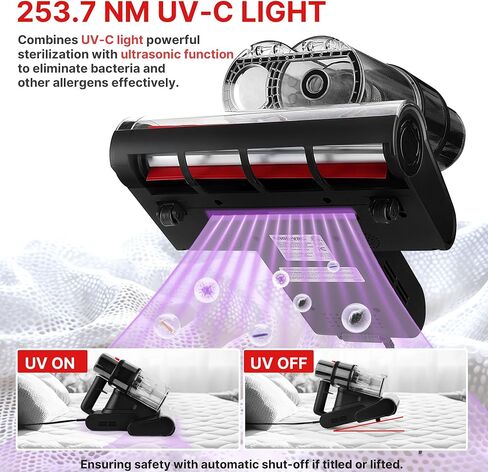 Shop-Vac Mattress Vacuum Cleaner, 14KPa Powerful Bed Vacuum, 5430326 in Saudi Arabia