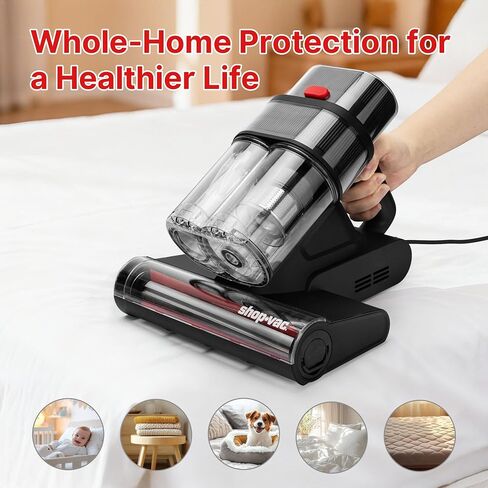 Shop-Vac Mattress Vacuum Cleaner, 14KPa Powerful Bed Vacuum, 5430326 in Saudi Arabia
