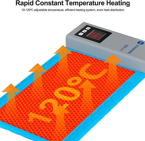 LS3 Mini LCD Screen Remover Heating Stage Separator Pad 10.5 - inch CPB Heating Compatible with iPad iPhone Smartphone LCD Screen Separator Machine Repair Tools Heat Plate in Saudi Arabia