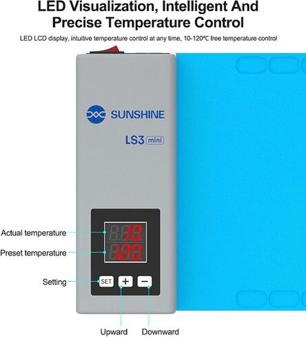 LS3 Mini LCD Screen Remover Heating Stage Separator Pad 10.5 - inch CPB Heating Compatible with iPad iPhone Smartphone LCD Screen Separator Machine Repair Tools Heat Plate in Saudi Arabia
