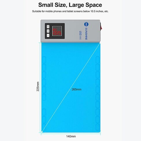 LS3 Mini LCD Screen Remover Heating Stage Separator Pad 10.5 - inch CPB Heating Compatible with iPad iPhone Smartphone LCD Screen Separator Machine Repair Tools Heat Plate in Saudi Arabia