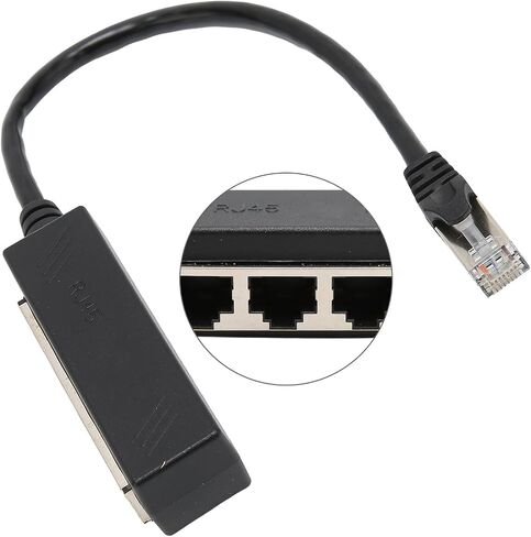 RJ45 Ethernet Splitter 1 to 4 Port Network Cable Adapter for Laptop Desktop Internet Sharing in Kuwait