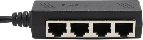 RJ45 Ethernet Splitter 1 to 4 Port Network Cable Adapter for Laptop Desktop Internet Sharing in Kuwait