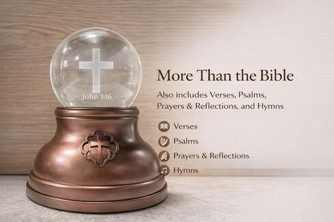 KJV Audio Bible Night Light Player، هدية مسيحية مع توهج دافئ in Kuwait