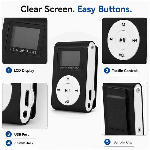 Music Player Mp3 Player Screen Mini in Saudi Arabia