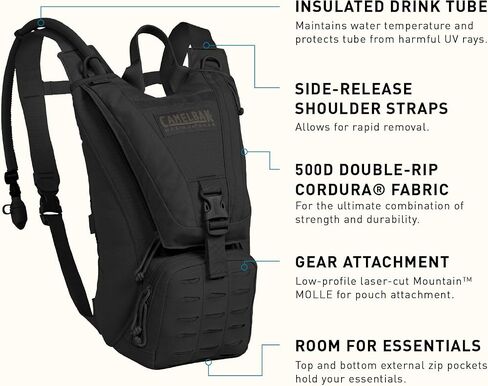 CamelBak Ambush Hydration Pack 100oz, Black in Saudi Arabia