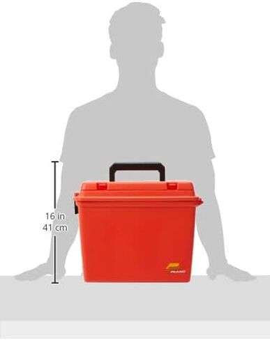Plano Extra Large Dry Storage Box with Tray Orange in Saudi Arabia