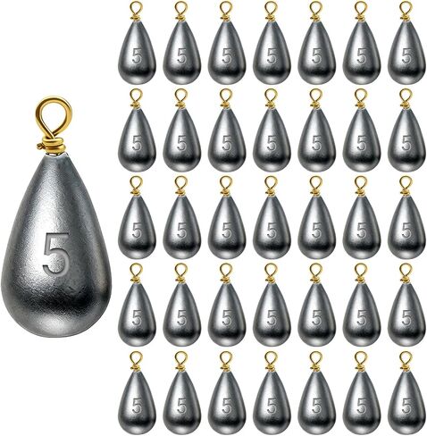 Casting Sinker Weights Assortment Teardrop Brass Swivel Design in Saudi Arabia