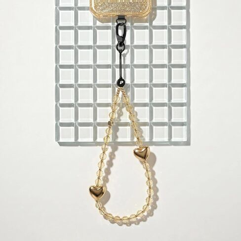 Bling-Bling Phone Charm Strap with Metal Tether Tab in Kuwait