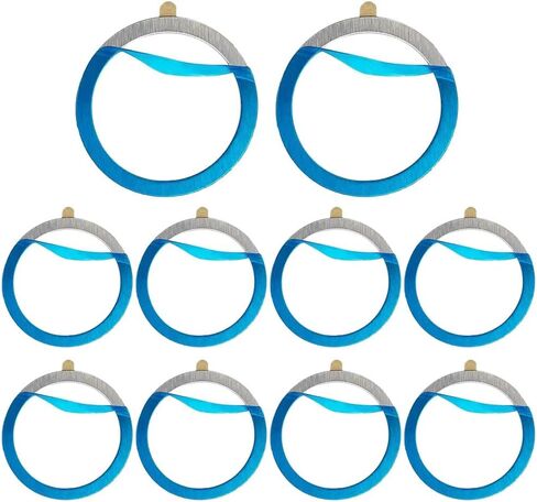 Universal Metal Plate with Adhesive for Magnetic Car Phone Holders, Wall, Magnets. Round Disk Iron Sheets (Black,10 Pack) in Kuwait