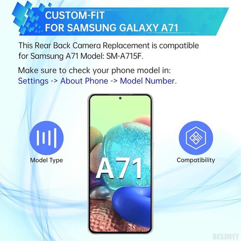 for Samsung Galaxy A71 Rear Main Camera Replacement in Saudi Arabia