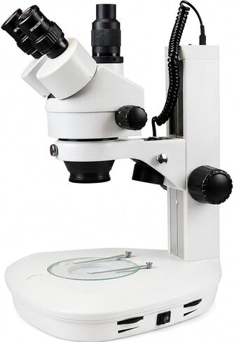 Binocular Stereo Zoom Microscope 3.5X-90X, Track Stand in Kuwait