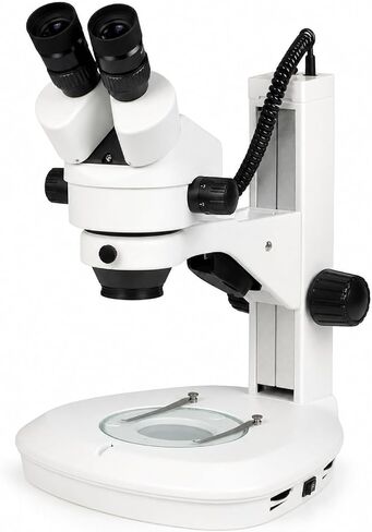 Trinocular Stereo Zoom Microscope 3.5X-90X, Dual LED in Kuwait