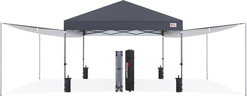 MASTERCANOPY 10x10 Pop Up Canopy Tent with 2 Shelters，230 Sq ft White in Kuwait