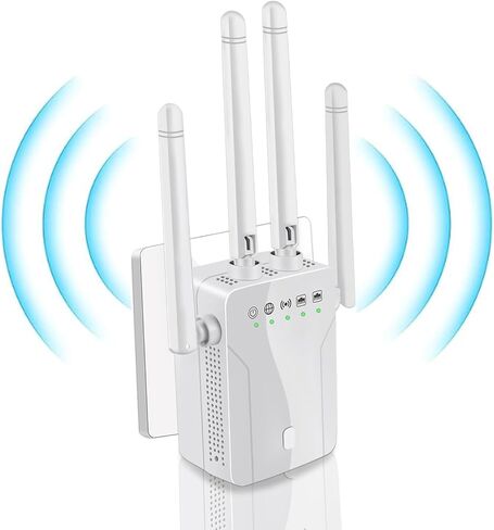 WiFi Extender Signal Booster 2026 Internet Repeater for Home Long Range Covers Up 8470 Sq. Ft. for Apartment Basement Office House in Kuwait