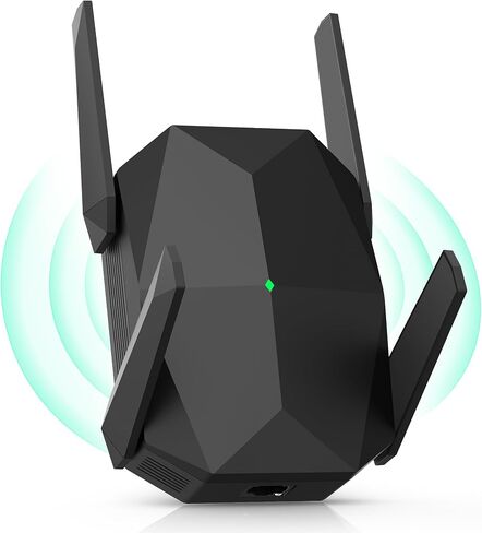 2026 AX3000 WiFi 6 معزز إشارة موسع، اتصال متعدد الوصلات، موسع إنترنت WiFi معزز للمنزل، مكرر واي فاي مزدوج النطاق طويل المدى، يصل إلى 19000 قدم مربع. قدم. in Kuwait
