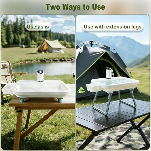 Portable Sink for Camping, Outdoor Wash Station with Electronic Faucet in Saudi Arabia