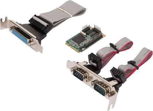Generic Mini PCIe Combo Serial Parallel Expansion Card with 2 RS232 Ports and LPT Port for Desktops and Servers, HighSpeed Data Transfer in Saudi Arabia