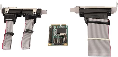 Generic Mini PCIe Combo Serial Parallel Expansion Card with 2 RS232 Ports and LPT Port for Desktops and Servers, HighSpeed Data Transfer in Saudi Arabia